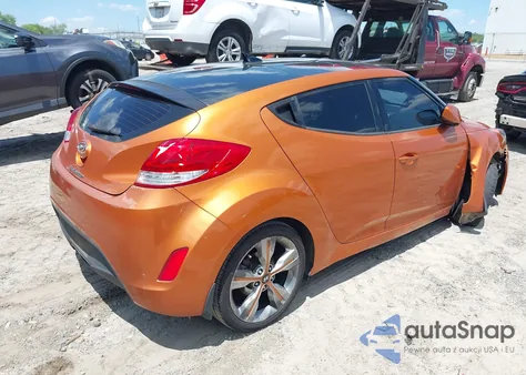 2016 Hyundai Veloster z USA, uszkodzony, nr VIN KMHTC6AD8GU300229